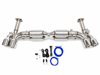 Sistema de escape Fabspeed RACE Supersport con válvulas y tubo en X. Porsche 991 Turbo / Turbo S (2013-2016) - 99111133105, 99111133106, 99111133107, 99111133504, 99111133505, 99111133506, 99111133507 - FS.POR.991T.SSRXVQ, FS.POR.991T.SSRXVQB